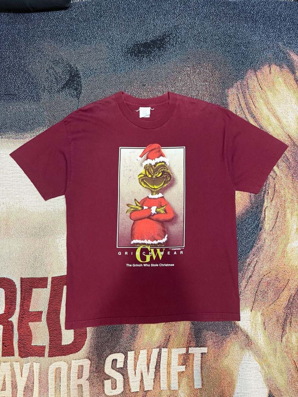 Vintage 1997 Dr. Seuss Seuss Wear The Grinch Who Stole Christmas Graphic Tee